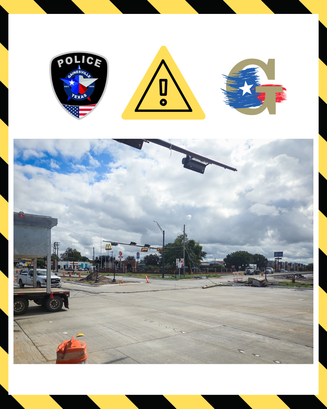 California Exit Closed off I-35 (3)